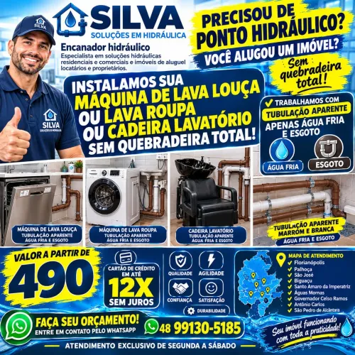 Encanador hidráulico Especialista em soluções hidráulicas Residenciais e comérciais 