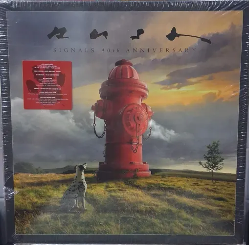 BOX IMPORTADO RUSH LACRADO - SIGNALS 40Th - LIMITED EDITION SUPER DELUXE - LP+CD+ BLU-RAY