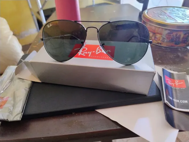 Óculos de Sol Ray-Ban Aviator Tam 62