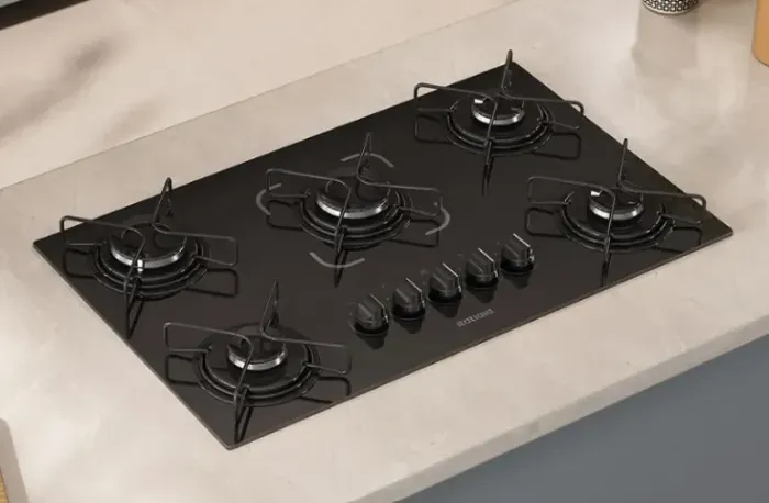 Cooktop Itatiaia Essencial 5 Bocas - Preto