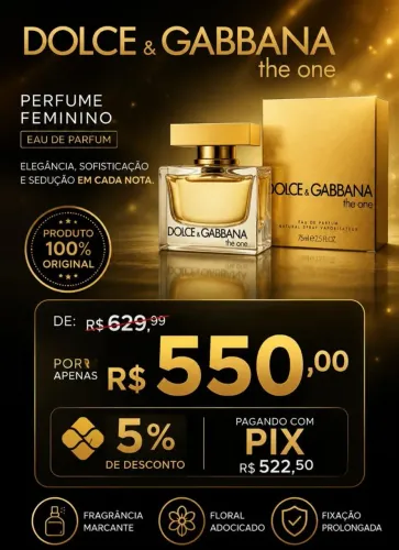 Perfumes Importados Originais (D&G, One Million, CK) - Novos / Retirada SMU