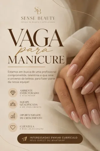 Vaga para manicure
