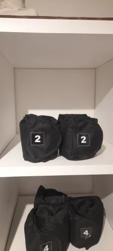 Par de caneleiras 2kg (novo)