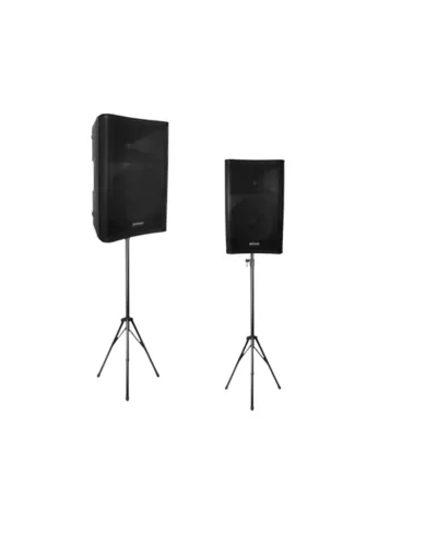 KIT CAIXA DE SOM SOUNDVOICE AT-15 ATIVA + PV12+TRIPÉ