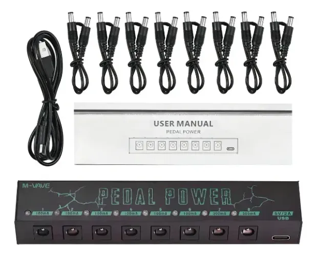 M-vave Fonte De Alimentação Para Pedal De Efeito De Guitarra