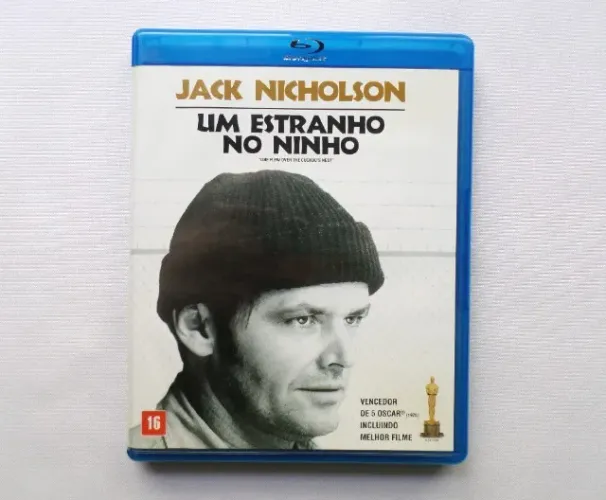 Blu-ray do Filme Um Estranho no Ninho c/ Jack Nicholson - Seminovo e Original