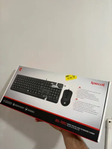Kit Teclado e Mouse Redragon