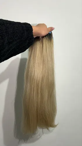 Mega hair loiro brasileiro do Sul 