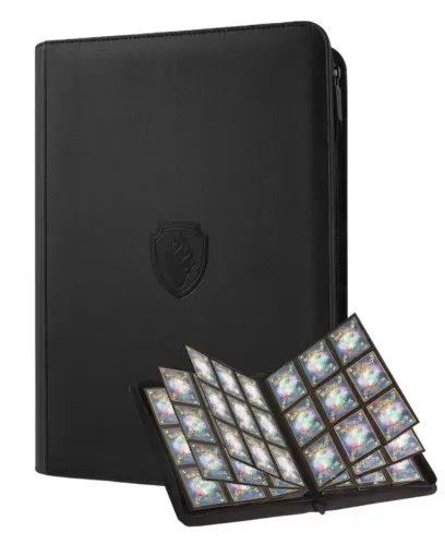 Pasta de cartas tcg super 3x3 capa de PU binder para colecionador novo