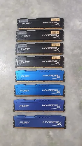 Hyperx-fury DDR-3 8 Gigas 1600 MHz Informações Na Descrição (Leia Por Favor)