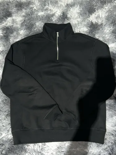 Zara Quarter Zip Preto
