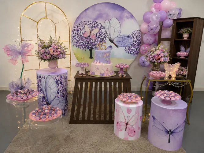 Decoração para festas e eventos com Pergolado