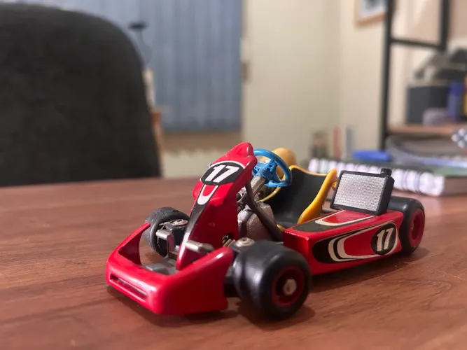 Miniatura colecionável kart