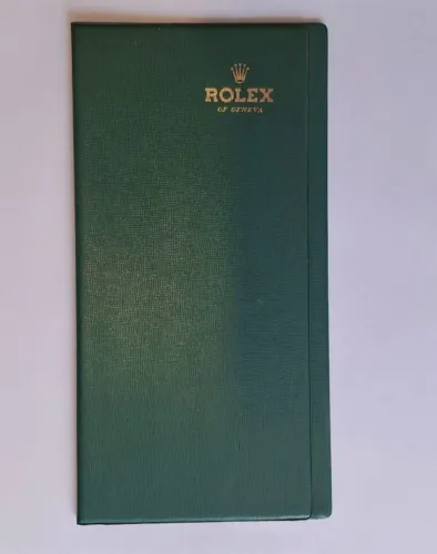 PORTA-DOCUMENTOS ROLEX OF GENEVA, VINTAGE - NA CLÁSSICA COR VERDE
