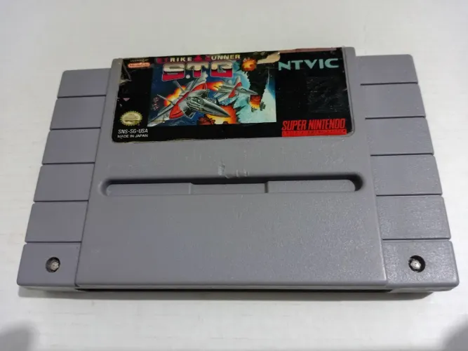 STG Strike Gunner original para Super Nintendo cartucho Raro