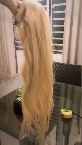 Cabelo humano loiro