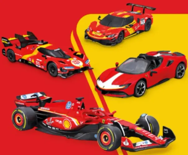 Coleção Completa Original Lendas Colecionáveis Shell Ferrari - Miniaturas 1/41