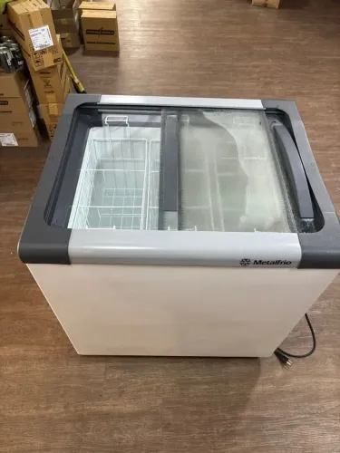 Freezer expositor horizontal metalfrio 185 litros