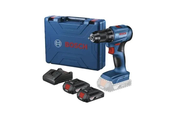 Furadeira Parafusadeira 18V Bosch GSR185LI-2B Motor Brushless, Carregador e 2 Baterias 18v