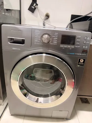 VENDO LAVA E SECA SAMSUNG ECOBUBBLE INOX