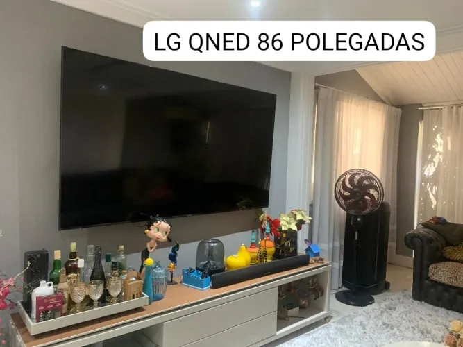 Instalação  de TV na Parede Profissinal com suporte 