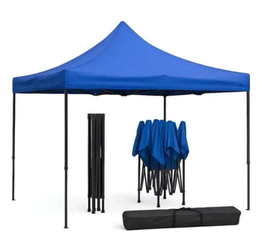 Tenda Gazebo 3x3 metros dobrável articulada impermeável com bolsa de transporte 