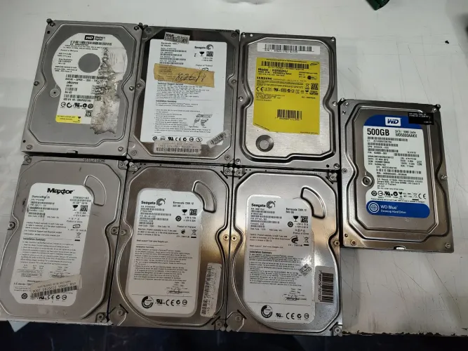 Lote 7 hd sata e ide para pc