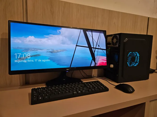 PC Completo Intel i3 + SSD 480gb + Monitor LG UltraWide 25