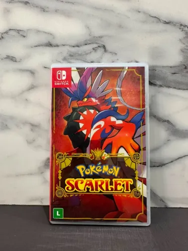 Pokémon Scarlet Nintendo Switch Mídia Física Completo