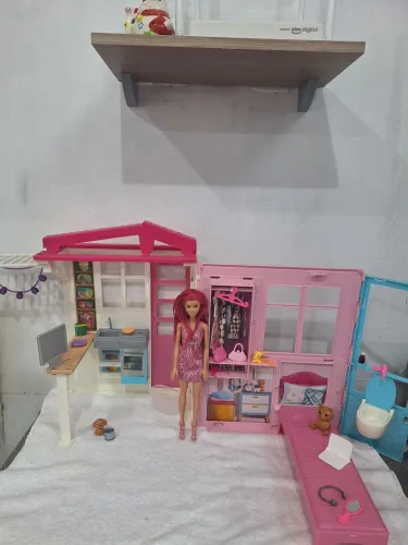 Casa dos sonhos da Barbie Glan Dreamhouse com boneca e acessórios 
