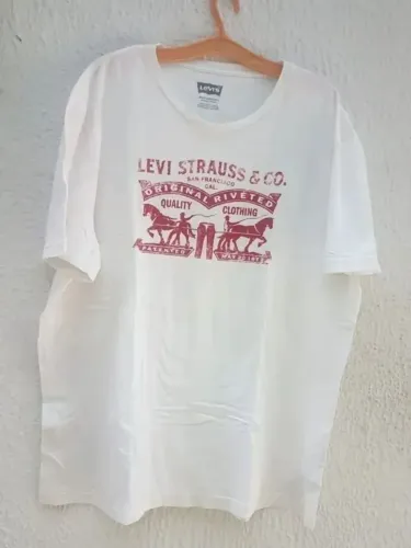 camiseta levi´s strauss 100 % algodão original