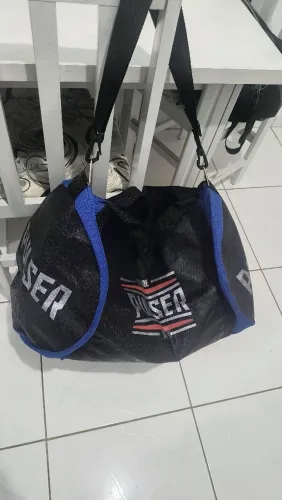 Bolsa Esportiva Pulser Academia Viagem Grande - Desde 1999 - Azul e Preta