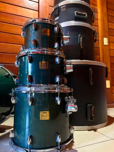 Yamaha Maple Custom Absolute Made in Japan - Kit Completo com Caixa Original + Hard Cases