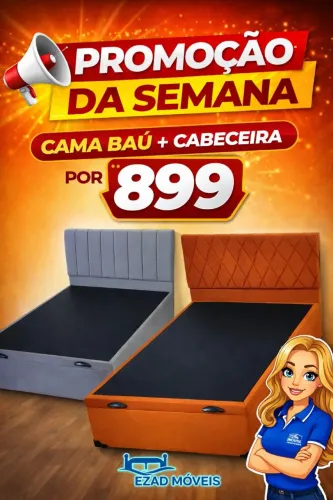 CAMA BAÚ CASAL DIRETO DE FABRICA