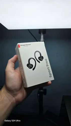 Fones de Ouvido Sem Fio Esportivos Bluetooth 5.4, Intra-auricular