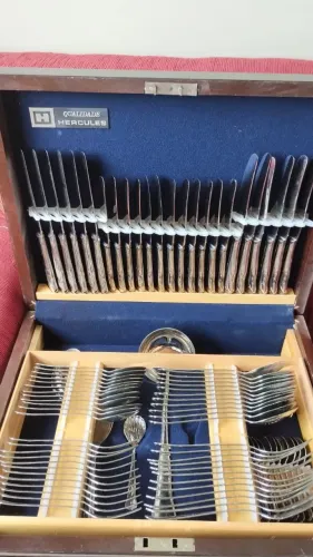 Faqueiro Hércules 1500 Reais NOVO NUNCA USADO Aço Inox 