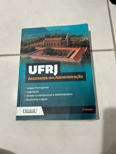 livro ufrj assistente em administração