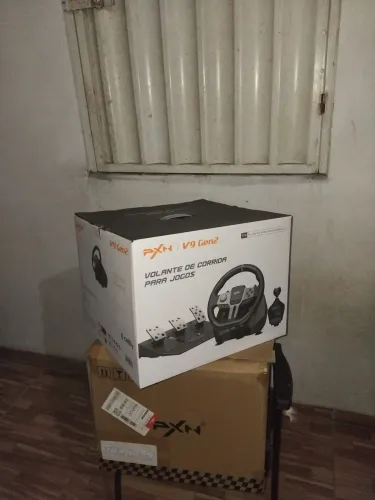 Volante PXN V9 Gen 2 - Completo - Sensores Magnéticos (Hall)<br>