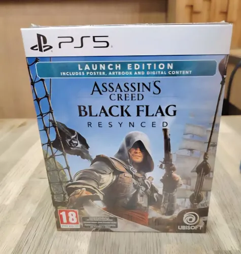 Assassin's Creed Black Flag Resynced Launch Edition com Mapa e Artbook LACRADO