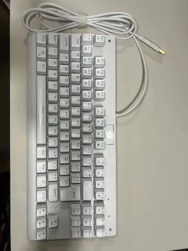 Teclado Mecânico Dark Avenger Lunar White