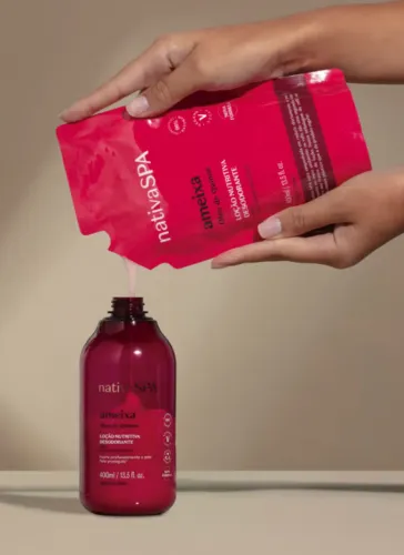 o Boticário refil nativa spa loção desodorante hidratante corporal ameixa 400ml