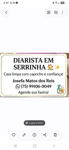 Faço faxina