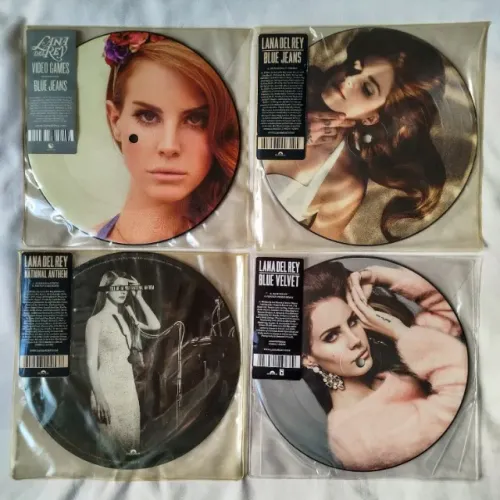 Lana Del Rey - Born to Die (Coleção de 4 Picture Discs Raros 7")