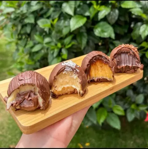 Trufas Artesanais Recheadas - Kit com 50 ou 100 Unidades