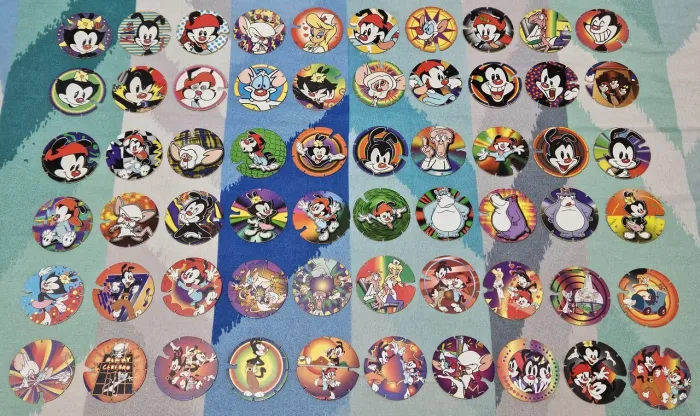 Coleção tazos animaniacs completa elma chips ler descrição