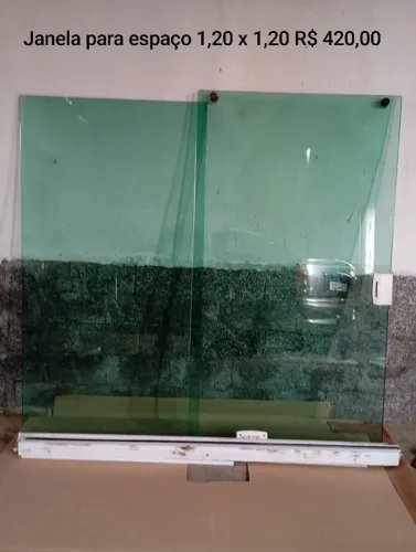 Janela Vidro 1,20 x 1,20