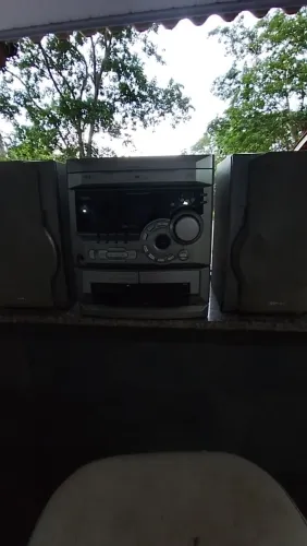 Toshiba Mini system completo ms 6526 melhor que boombox JBL torre Philco pulse LG xboom