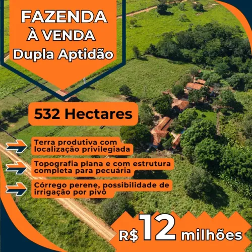 Fazenda Dupla Aptidão- Ótima Logística e Recursos Hídricos