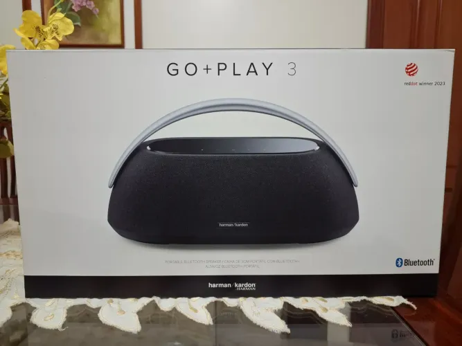 Caixa de Som Harman Kardon Go + Play 3, 160W, Bluetooth 5.2