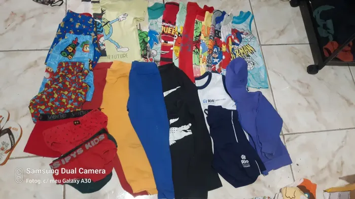 Lote de roupas infantis menino 30 peças